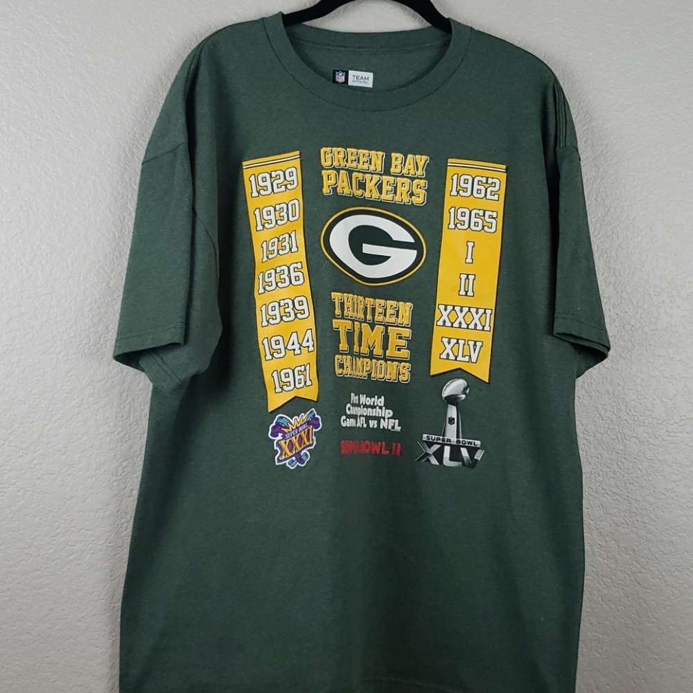 NFL | Men's Team Apparel Green Bay Packers Champions Tee XL